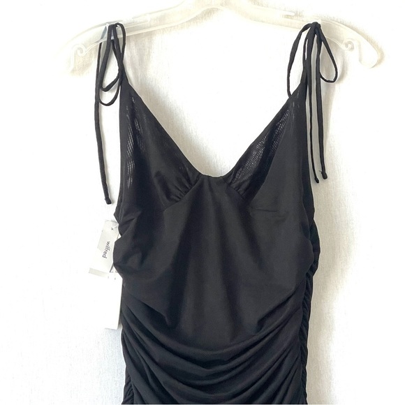 Aritzia Wilfred Winona Dress Size M Black - Picture 6 of 12